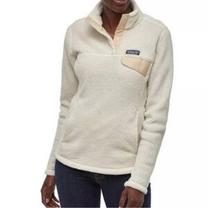 Patagonia Off-White Fleece Jacket